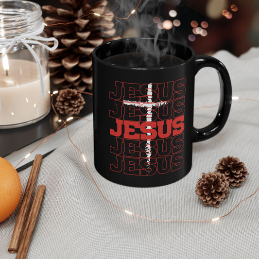 Christian Black Mug Jesus