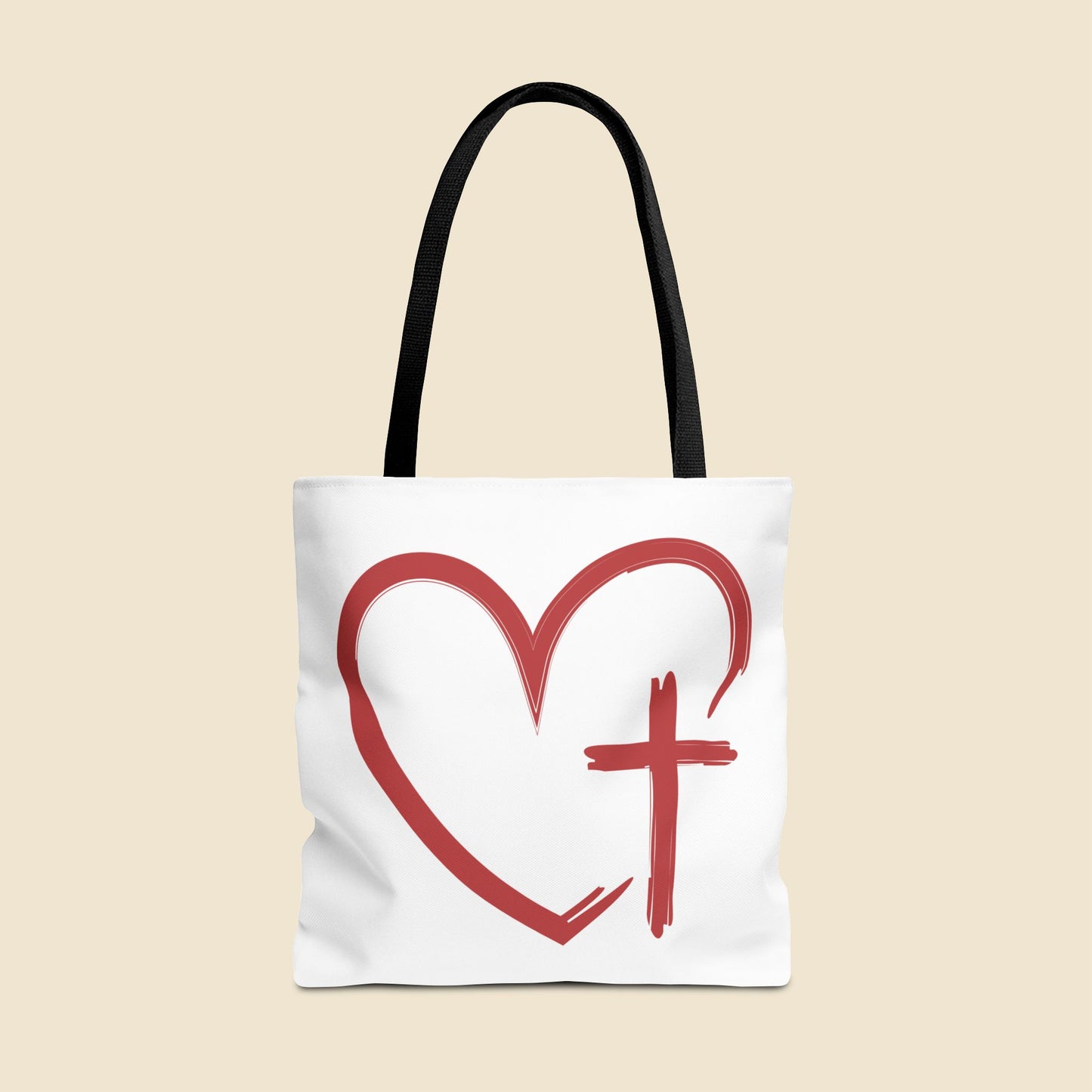Christian Bag Heart & Cross