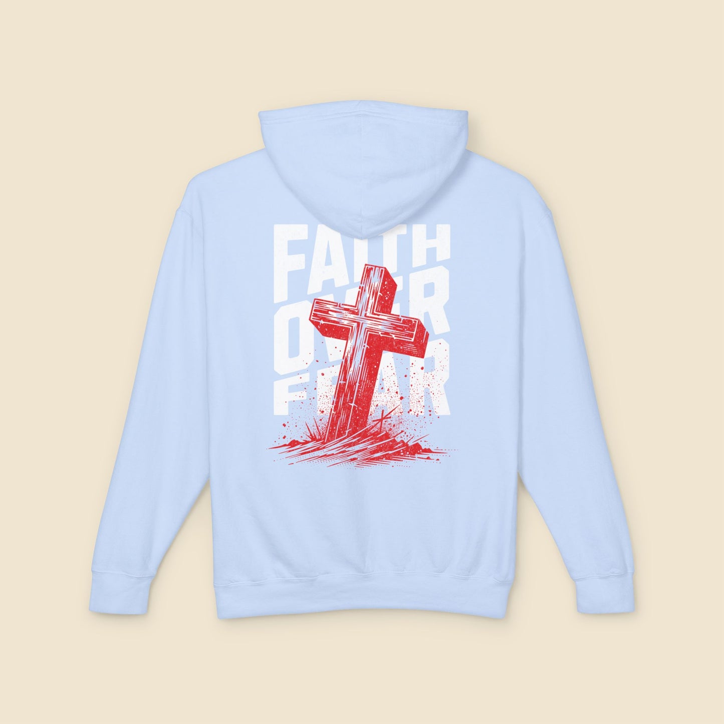 Christian Unisex Hoodie Faith Over Fear