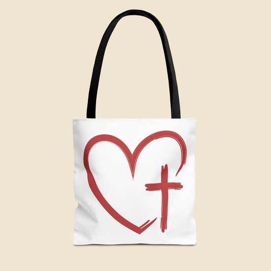 Christian Bag Heart & Cross
