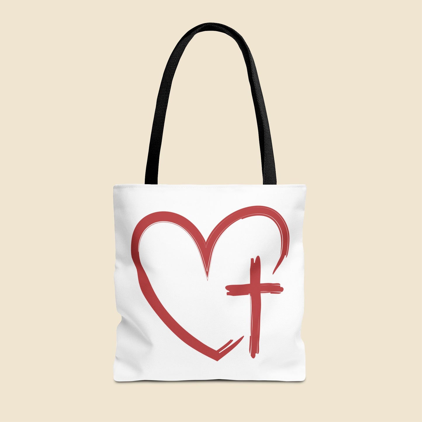Christian Bag Heart & Cross