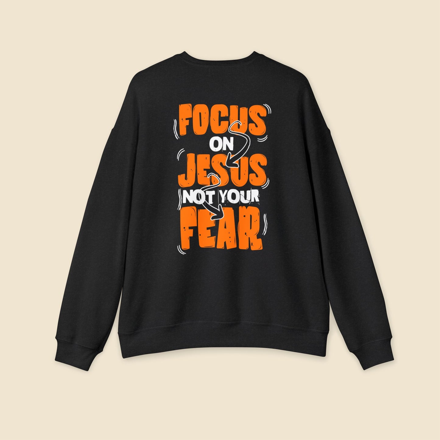 Christian Unisex Sweatshirt Focus on Jesus