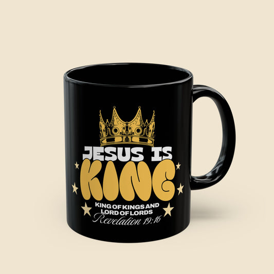 Christian Coffee Mug Jesus is King