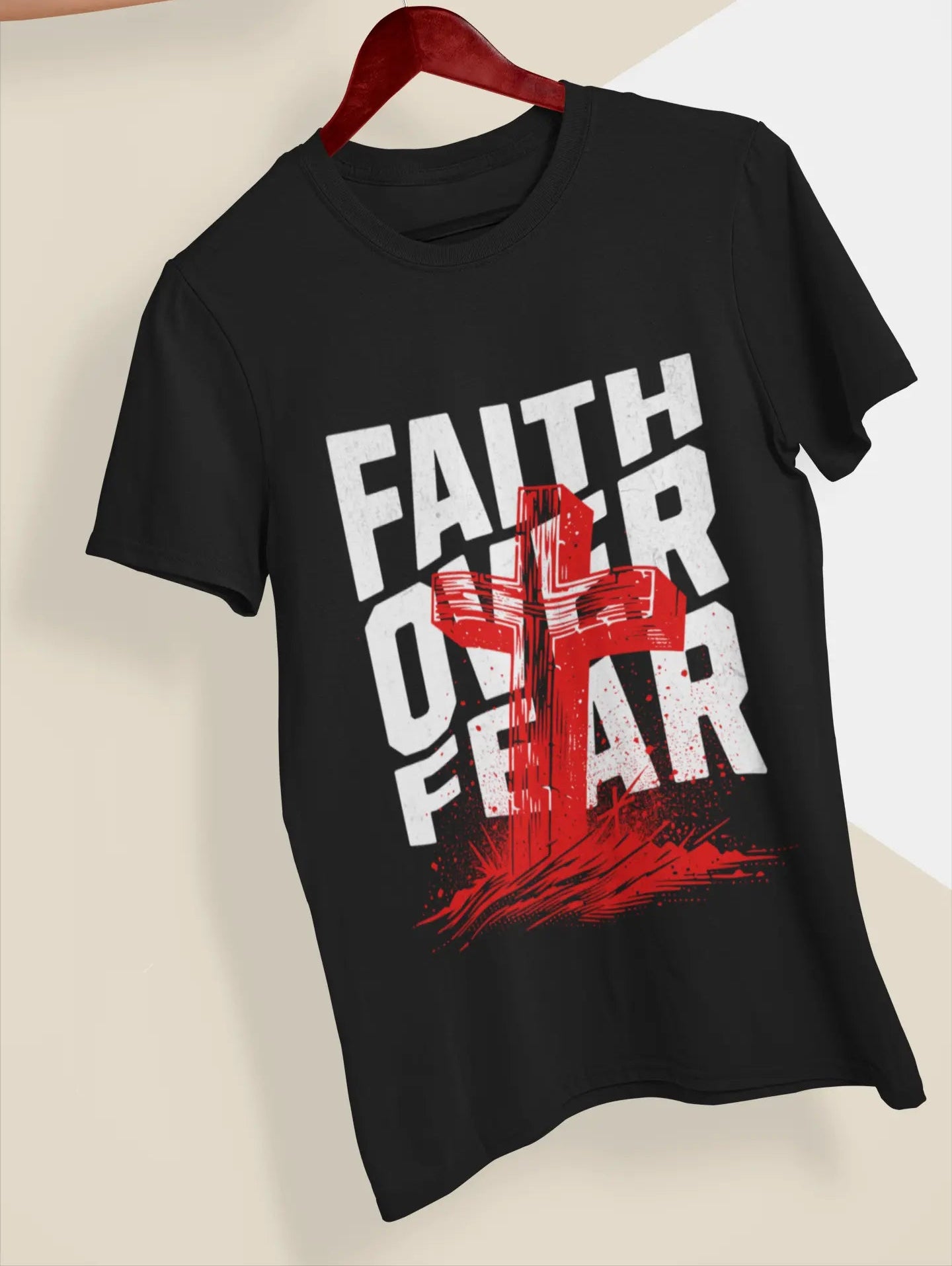 Christian Unisex T-Shirt Faith Over Fear