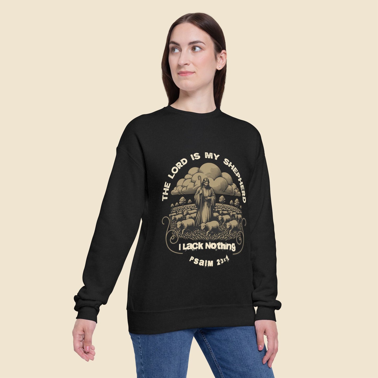 Christian Unisex Sweatshirt The Lord is my Shepherd