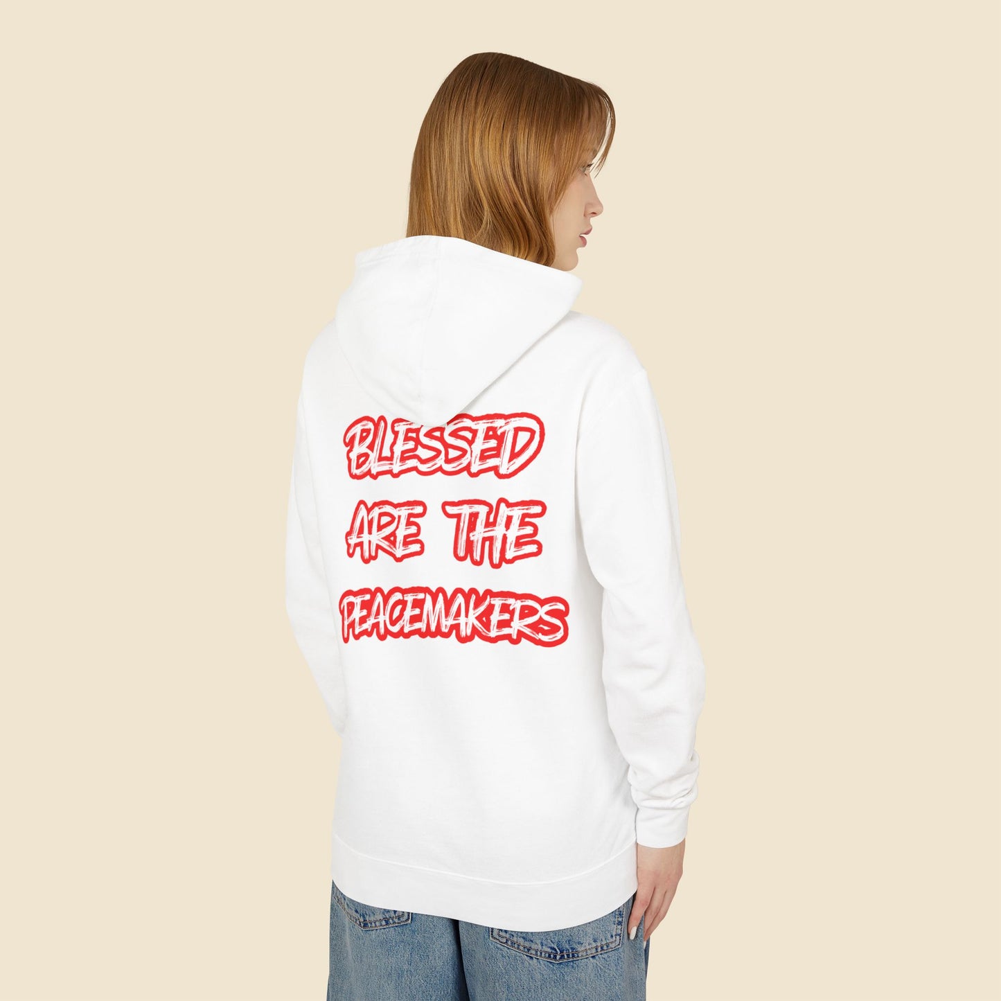Christian Unisex Hoodie Blessed are the Peacemakers