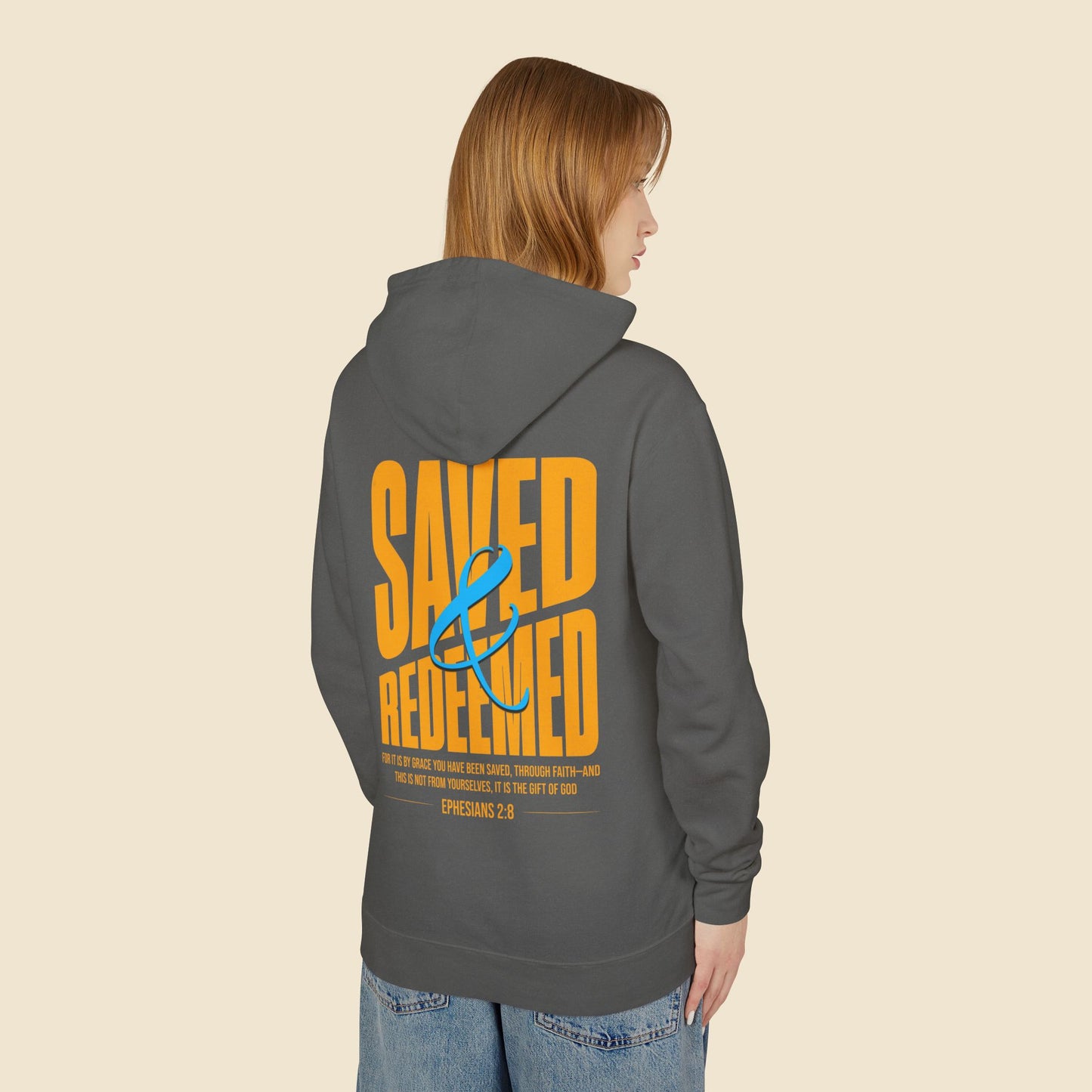 Christian Unisex Hoodie Saved And Redeemed