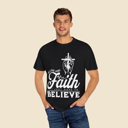 Christian Unisex T-Shirt In Love And Faith