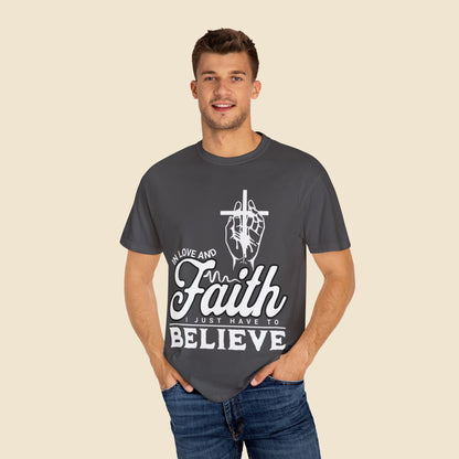 Christian Unisex T-Shirt In Love And Faith