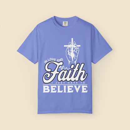 Christian Unisex T-Shirt In Love And Faith
