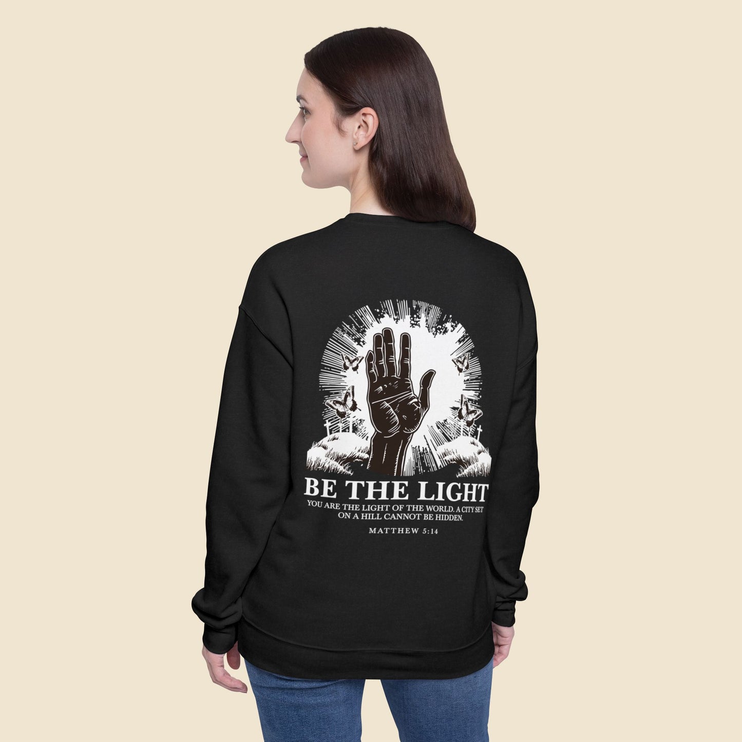Christian Unisex Sweatshirt Be The Light
