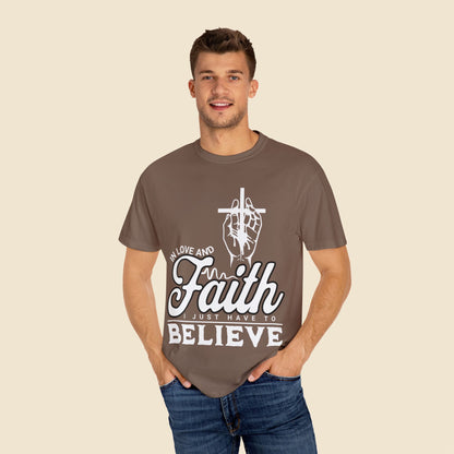 Christian Unisex T-Shirt In Love And Faith