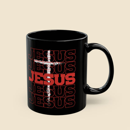 Christian Black Mug Jesus