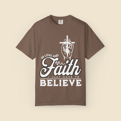 Christian Unisex T-Shirt In Love And Faith