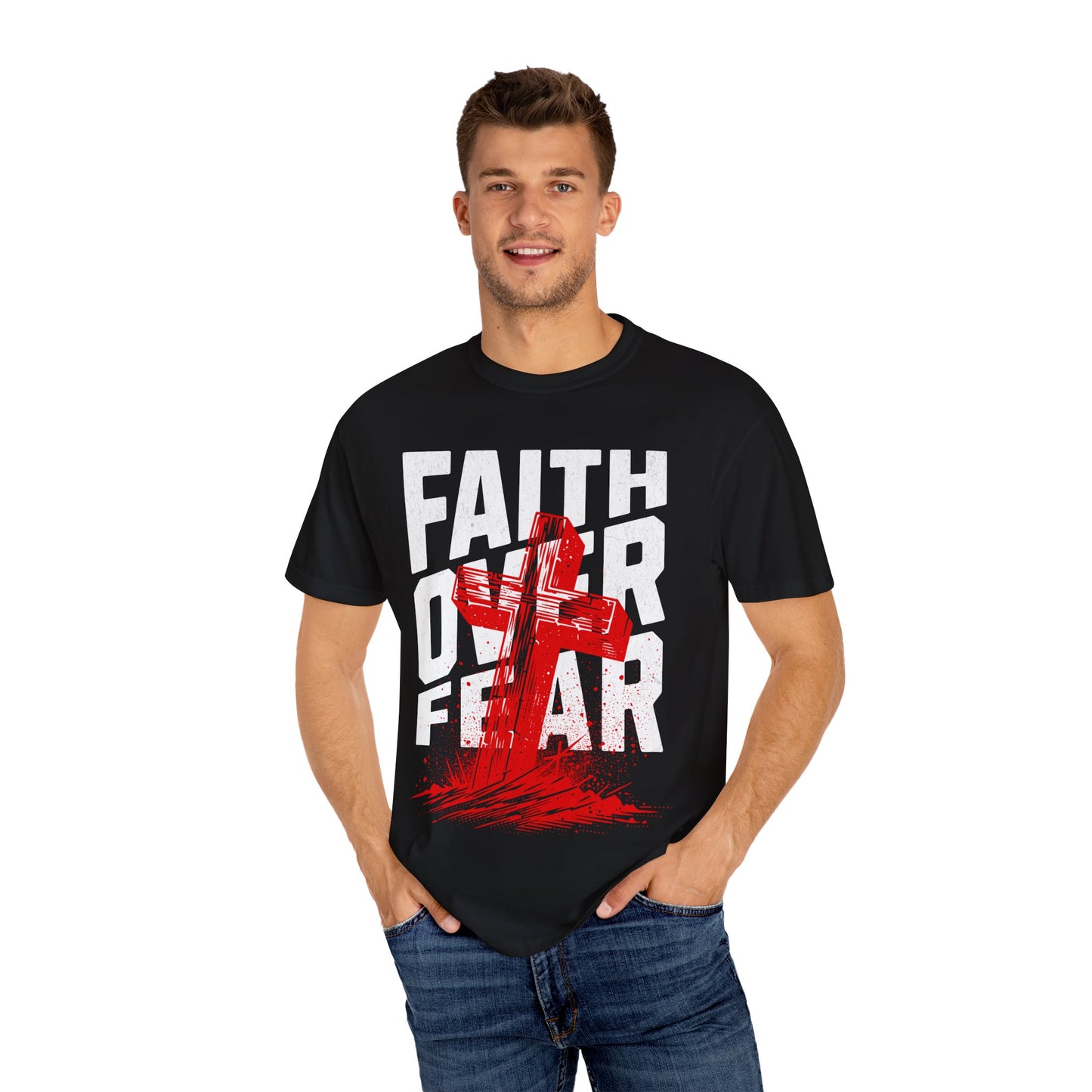 Christian Unisex T-Shirt Faith Over Fear