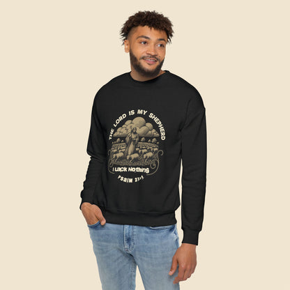 Christian Unisex Sweatshirt The Lord is my Shepherd