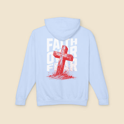 Christian Unisex Hoodie Faith Over Fear