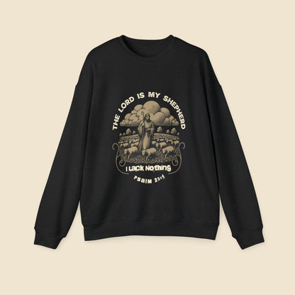 Christian Unisex Sweatshirt The Lord is my Shepherd