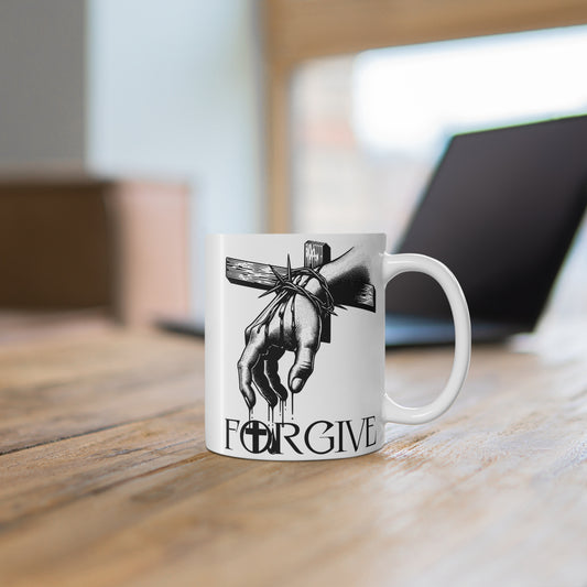 Christian Coffee Mug Forgive