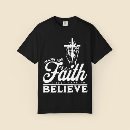 Christian Unisex T-Shirt In Love And Faith