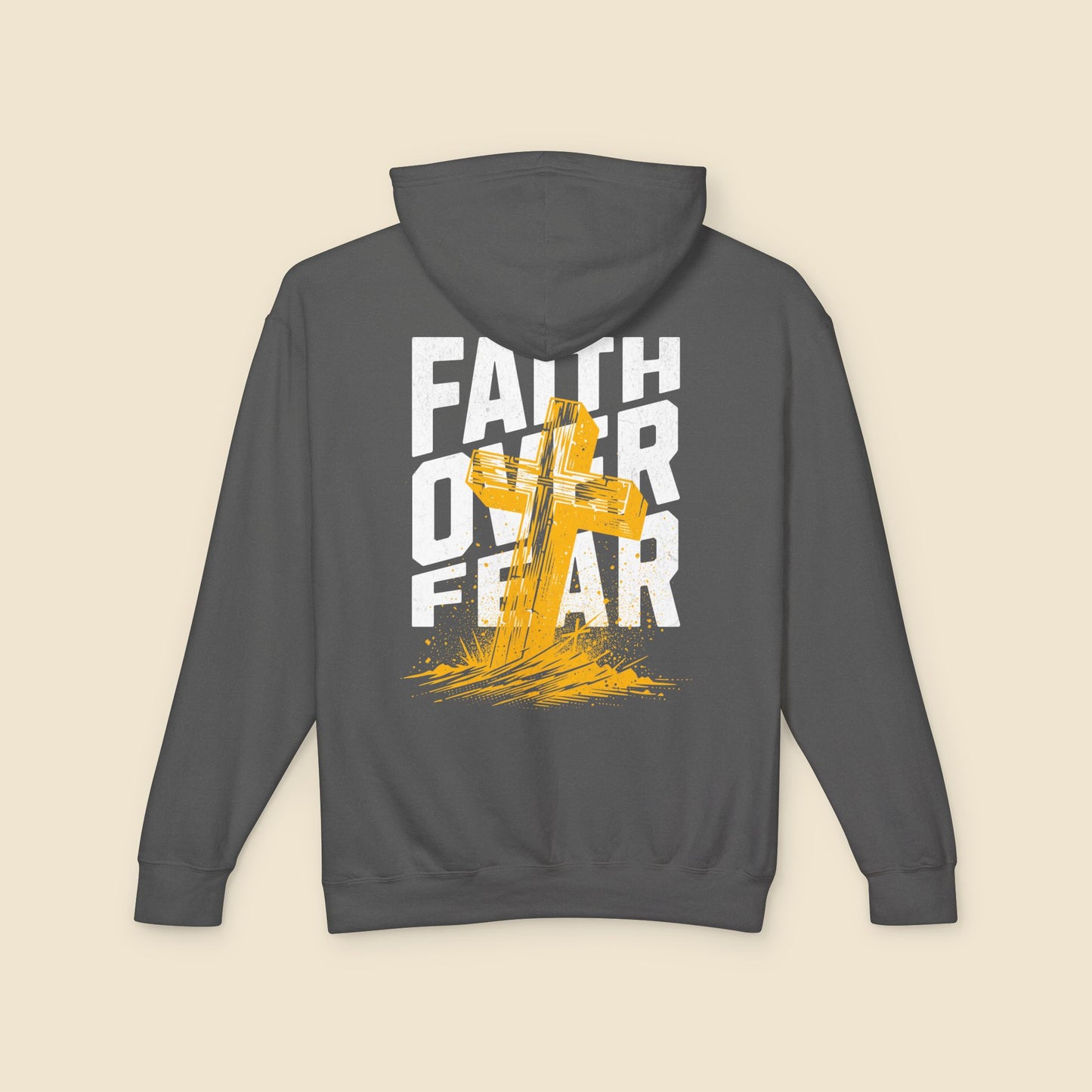 Christian Unisex Hoodie Faith Over Fear