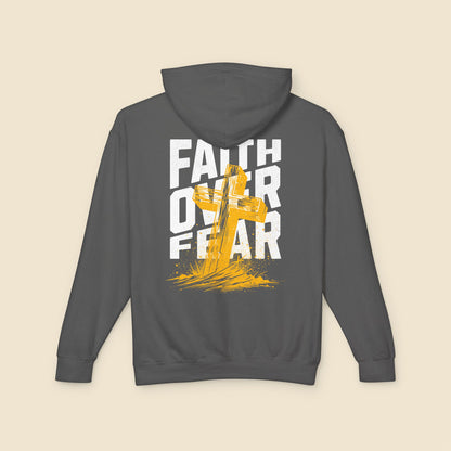 Christian Unisex Hoodie Faith Over Fear