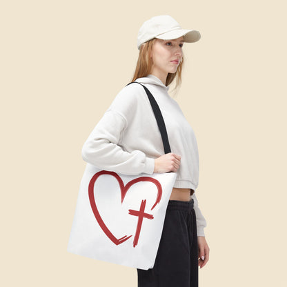 Christian Bag Heart & Cross