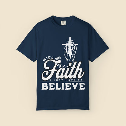 Christian Unisex T-Shirt In Love And Faith