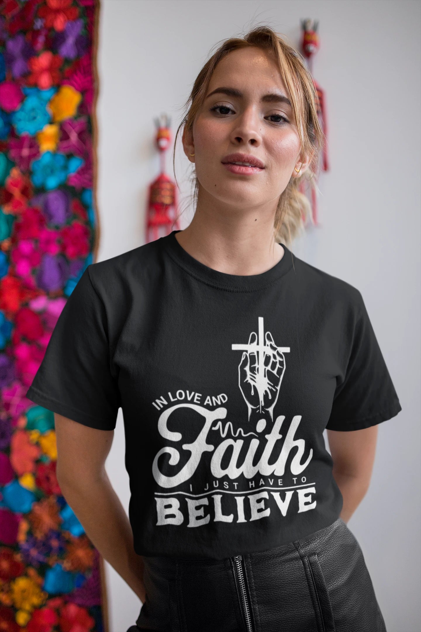 Christian Unisex T-Shirt In Love And Faith