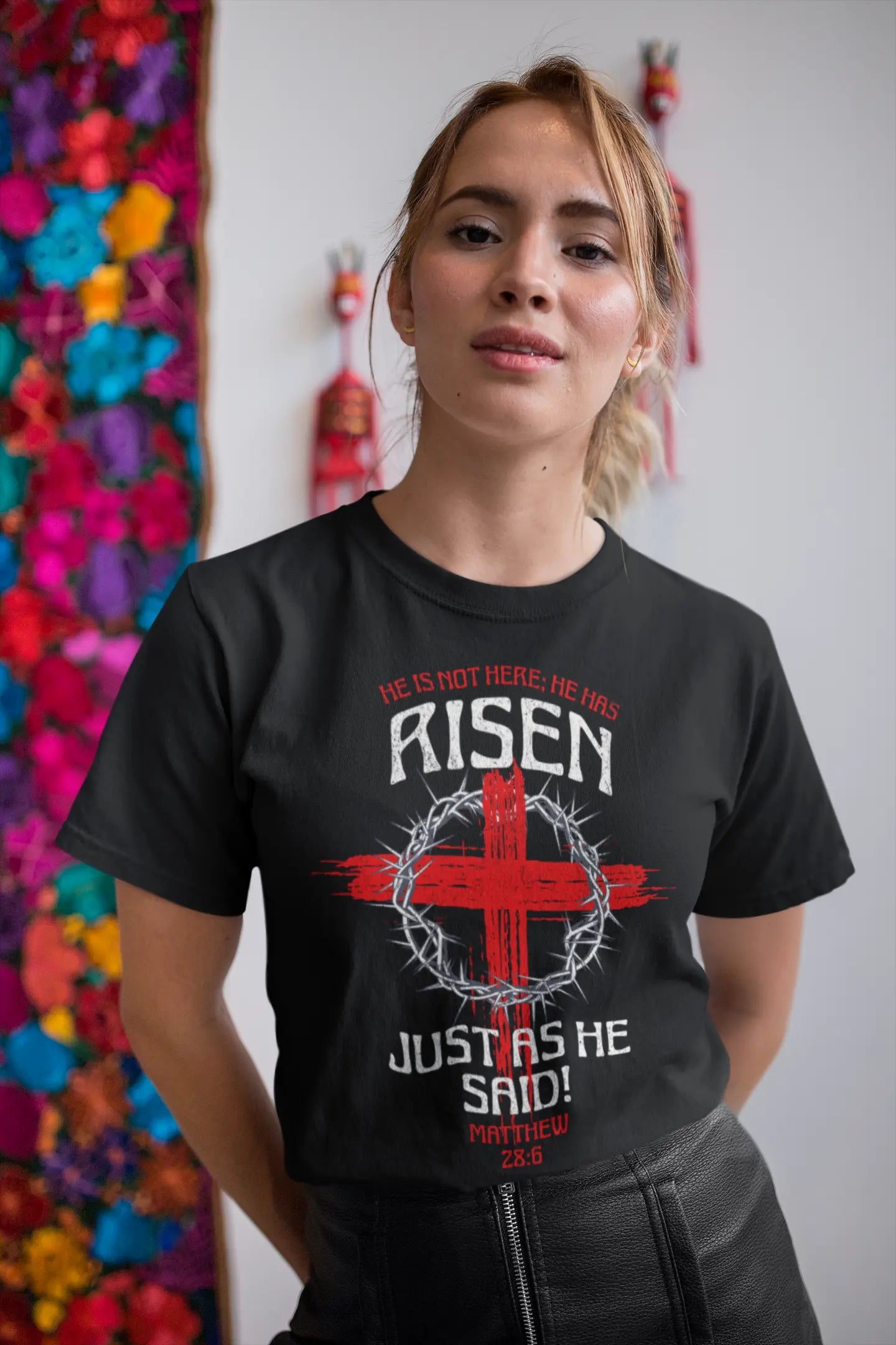 Christian Unisex T-Shirt He Is Risen