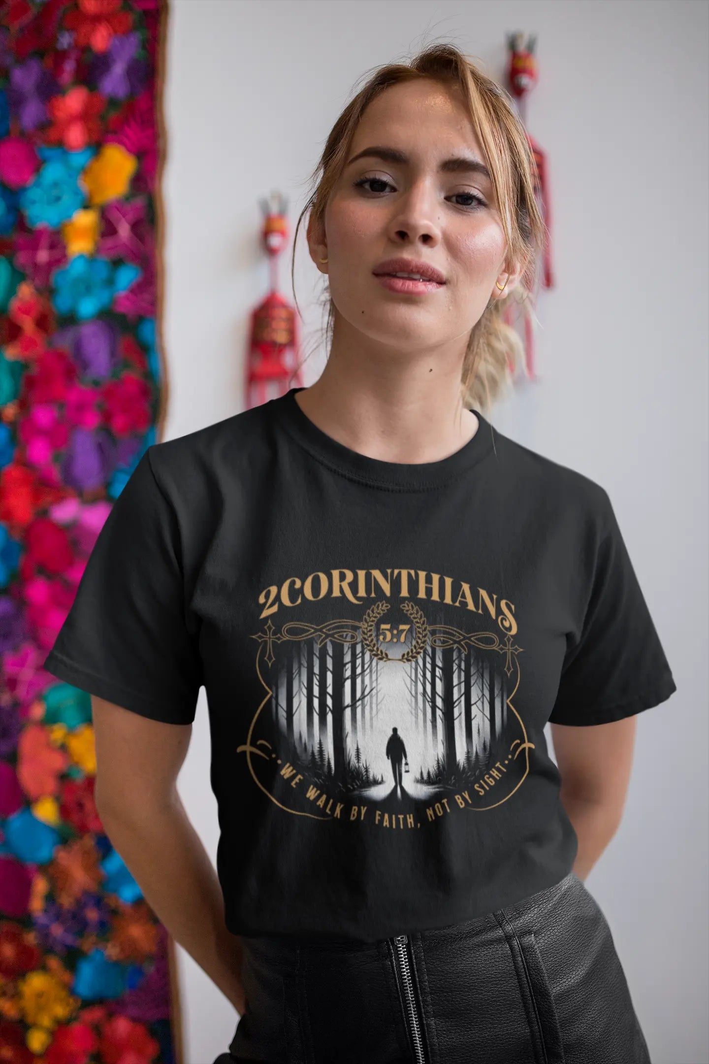 Christian Unisex T-Shirt We Walk By Faith