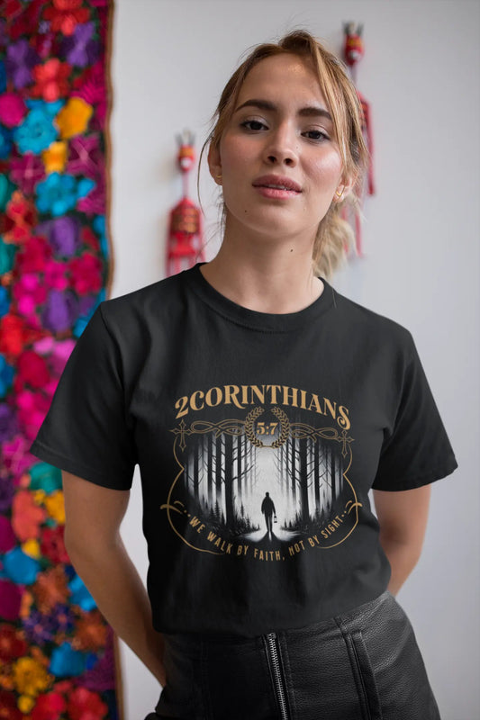 Christian Unisex T-Shirt We Walk By Faith